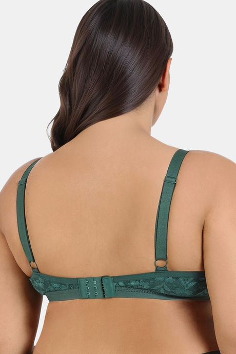 Zivame True Curv Double Layered Non Wired Full Coverage Super Support Bra - Botanical Garden — image 2